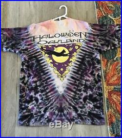 Authentic Vintage GRATEFUL DEAD Halloween Tye Dye T Shirt Oakland 1991 Size XL