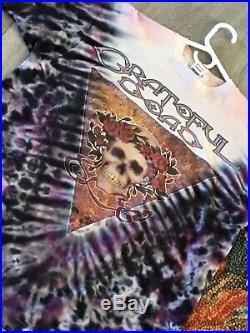 Authentic Vintage GRATEFUL DEAD Halloween Tye Dye T Shirt Oakland 1991 Size XL