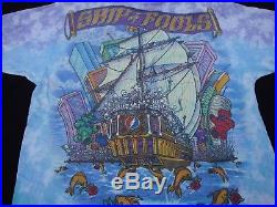 Authentic Vintage Grateful Dead Ship of Fools T Shirt 1993 Large