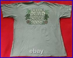 Authentic Vintage Grateful Dead Summer 2004 The Dead T-Shirt, Men's Large