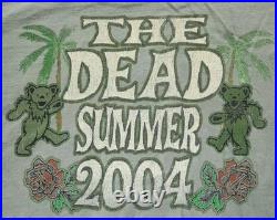 Authentic Vintage Grateful Dead Summer 2004 The Dead T-Shirt, Men's Large