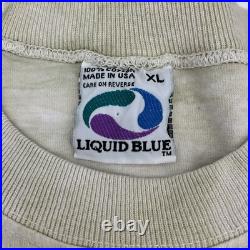 Awesome vintage 1996 AOP GRATEFUL DEAD 4x4 Off Road Truckin' on Liquid Blue XL