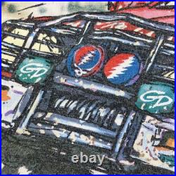 Awesome vintage 1996 AOP GRATEFUL DEAD 4x4 Off Road Truckin' on Liquid Blue XL