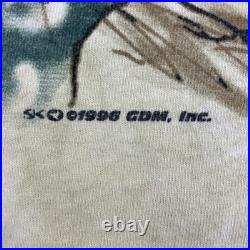 Awesome vintage 1996 AOP GRATEFUL DEAD 4x4 Off Road Truckin' on Liquid Blue XL Awesome vintage 1996 AOP GRATEFUL DEAD 4x4 Off Road Truckin' on Liquid Blue XL