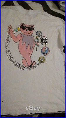 BEAR Chapel Hill NC1993 pocket t grateful dead lot shirt vintage rare ONLY ONE