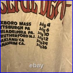 Bob Dylan Grateful Dead / Tour Summer 87 rare T-shirt Large