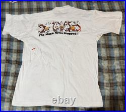 Calvin And Hobbs Grateful Dead The Music Never Stopped Vintage T-Shirt