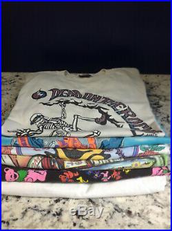 DARKSTAR Grateful Dead Shirt Jumperman Skier Single Stitch Peace Tie Dye XL