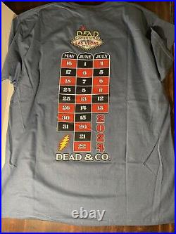 Dead And Company Las Vegas Nevada Sphere Concert T Shirt Grateful Dead Sold Out