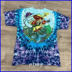 Ds Vintage LiquidBlue GratefulDead Here Comes Shine Tee Sz L 21x30