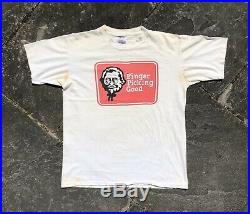 Early 1990s Grateful Dead Jerry Garcia Finger Picking Good T Shirt KFC LSD