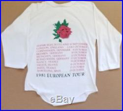 Europe 1981 Vintage grateful dead t shirt