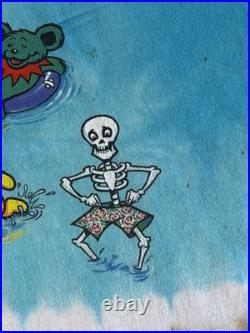 Excellent Original 1999 Grateful Dead Beach Bears Tie Dye Vintage T-shirt XXL