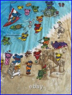 Excellent Original 1999 Grateful Dead Beach Bears Tie Dye Vintage T-shirt XXL
