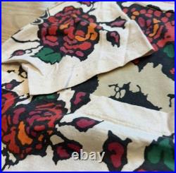 GRAIL Grateful Dead Skull And roses 1992 Single Stitch All Over Print Size Large