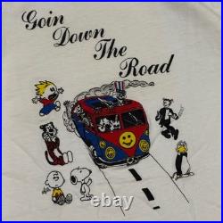 GRAIL VTG 1989 Grateful Dead Band Tee Summer Trip TShirt Mens Large Hanes Beefy