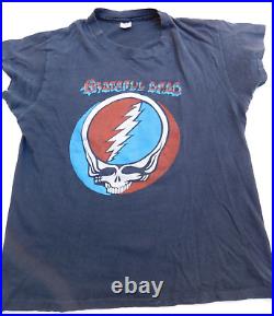 GRATEFUL DEAD 1978 Vintage Concert T-Shirt WINTERLAND Venue Single Stitch Large