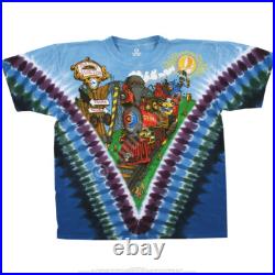 GRATEFUL DEAD-CASEY JONES-BEARS-SYF-2 Sd-TIE DYE T-SHIRT M-L-XL-2X-3X + 6XwithVT GRATEFUL DEAD-CASEY JONES-BEARS-SYF-2 Sd-TIE DYE T-SHIRT M-L-XL-2X-3X + 6XwithVT