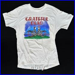 GRATEFUL DEAD Original 1981 T-Shirt M Golden Gate Bridge Skeleton? SUPER RARE