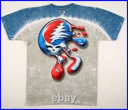 GRATEFUL DEAD-SYF DRIP MELTING-STEAL YOUR FACE-2 SD TIE DYE-M, XL withVintage Tags