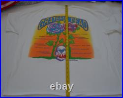 GRATEFUL DEAD T-Shirt XL SPRING TOUR 92 Vintage REONEGRO Brockum USA Garcia
