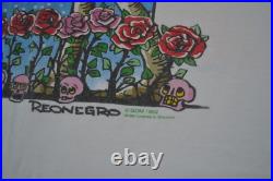 GRATEFUL DEAD T-Shirt XL SPRING TOUR 92 Vintage REONEGRO Brockum USA Garcia