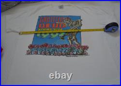GRATEFUL DEAD T-Shirt XL SPRING TOUR 92 Vintage REONEGRO Brockum USA Garcia