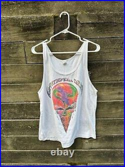 GRATEFUL DEAD Tank Top Shirt VINTAGE CHICAGO ICE CREAM used Size L Rare