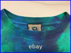 GRATEFUL DEAD Tie Dye T-Shirt Liquid Blue Adult Size Small Bears