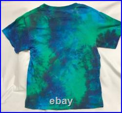 GRATEFUL DEAD Tie Dye T-Shirt Liquid Blue Adult Size Small Bears