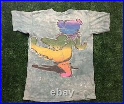 GRATEFUL DEAD VINTAGE 1995 Single Stitched Tenesse River Gold Tag Band Tees