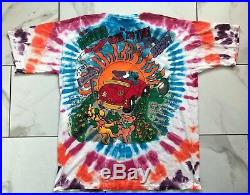 GRATEFUL DEAD Vintage 1995 Spring Tour Hippie Tie Dye Shirt XL