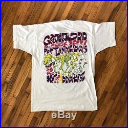 GRATEFUL DEAD Vintage Spring 1995 Tour T Shirt Concert Band Sz L Chuck Berry