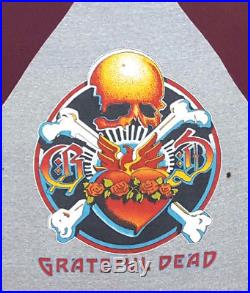 GRATEFUL DEAD Vintage T Shirt 80's CONCERT 1983 TOUR Baseball Jersey ROCK BAND