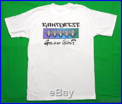 GRATEFUL DEAD Vintage T Shirt 80's Concert 1989 TOUR Rain Forest ROCK BAND XL