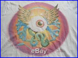 GRATEFUL DEAD vintage 1974 Flying Eyeball T-Shirt Shirt MOUSE KELLY Jimi Hendrix