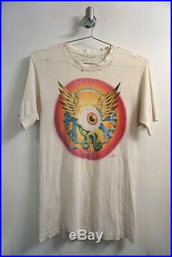 GRATEFUL DEAD vintage 1974 Flying Eyeball T-Shirt Shirt MOUSE KELLY Stanley Jimi