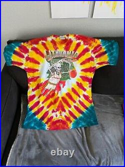 Genuine Vintage Grateful Dead 1992 Lithuania Basketball T-Shirt Tie-Dye Olympics