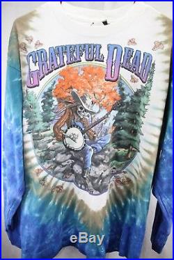 Grateful Dead1994 Fall Tour Long Sleeve Vintage Large Men's Graphic Shirt