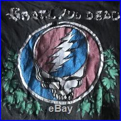 Grateful Dead 1976 Shirt RARE VINTAGE Jerry Garcia Bob Weir Weed Marijuana