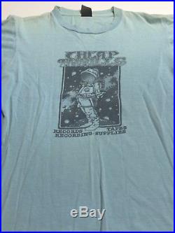 Grateful Dead 1978 Vintage Medium Shirt Stop Nuclear Power Blue Santa Barbara