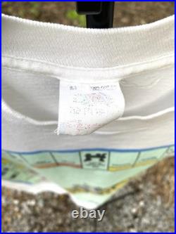 Grateful Dead 1980s Vintage T Shirt DEADOPOLY FOTL M Jerry Garcia Band Tee RARE