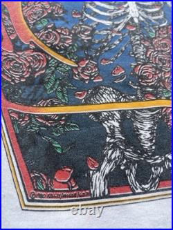 Grateful Dead 1980s Vintage T Shirt Raglan Single Stitch tour Jerry Garcia