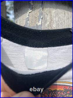 Grateful Dead 1980s Vintage T Shirt Raglan Single Stitch tour Jerry Garcia