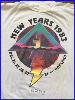 Grateful Dead 1983 New Year's T-shirt