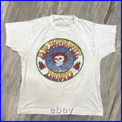 Grateful Dead 1986 Tour T-Shirt XL Love Is Real Not Fade Away Skull Roses