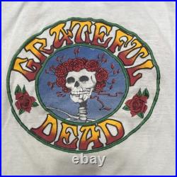 Grateful Dead 1986 Tour T-Shirt XL Love Is Real Not Fade Away Skull Roses