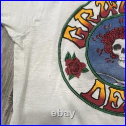 Grateful Dead 1986 Tour T-Shirt XL Love Is Real Not Fade Away Skull Roses