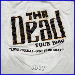 Grateful Dead 1986 Tour T-Shirt XL Love Is Real Not Fade Away Skull Roses