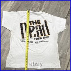 Grateful Dead 1986 Tour T-Shirt XL Love Is Real Not Fade Away Skull Roses
